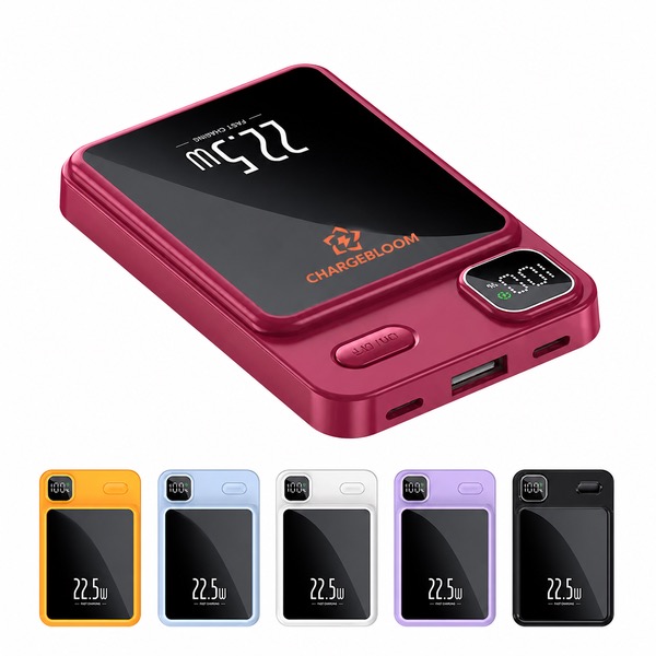 Wireless Magnetic Power Bank, 22.5W, 3 Device Charging