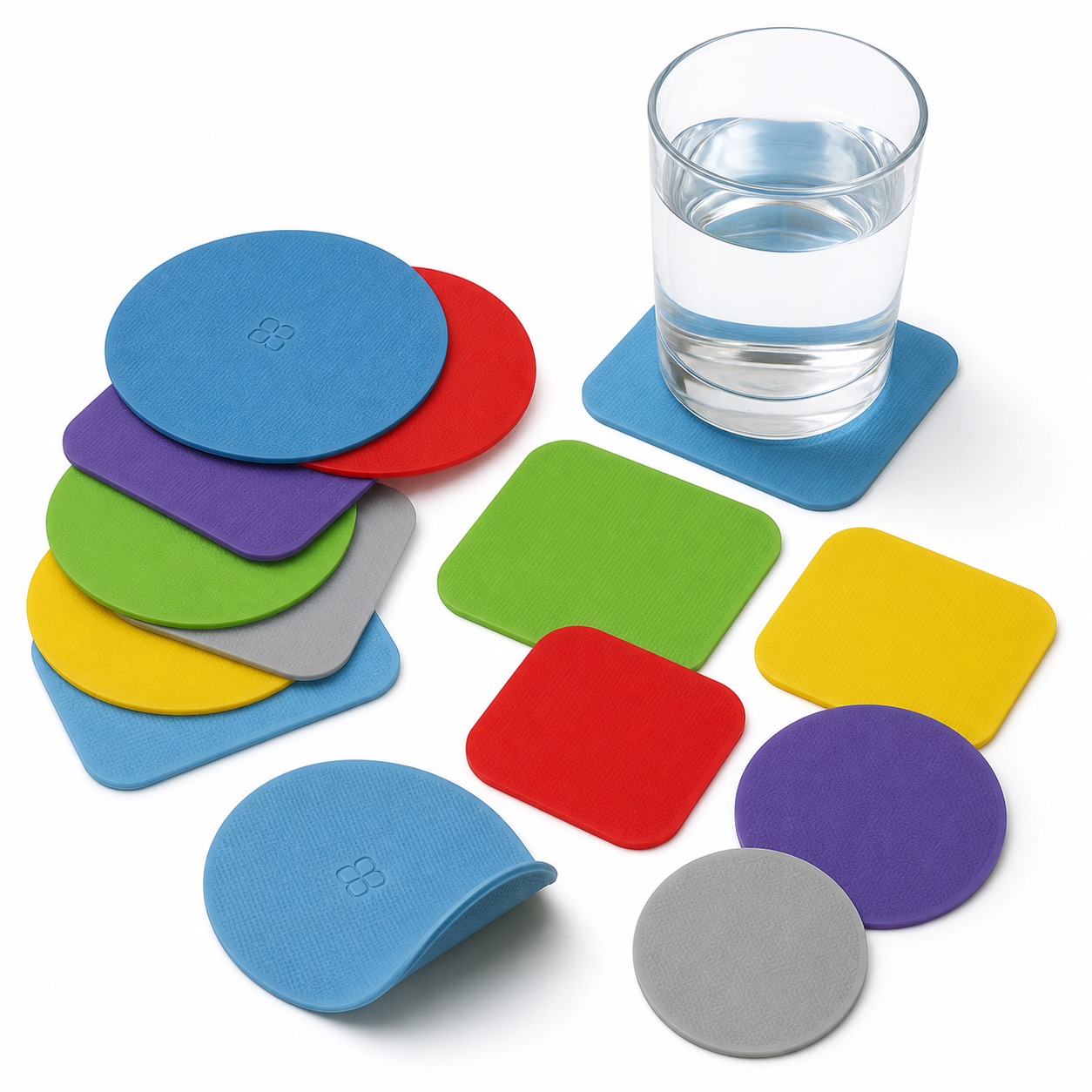 Rubber Bottle Opener Mat 5.51 x 5.51 Inch