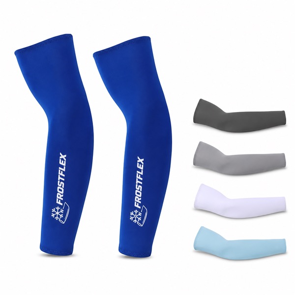 Polyester Spandex Cooling Arm Sleeves 14.96 x 4.92 Inch