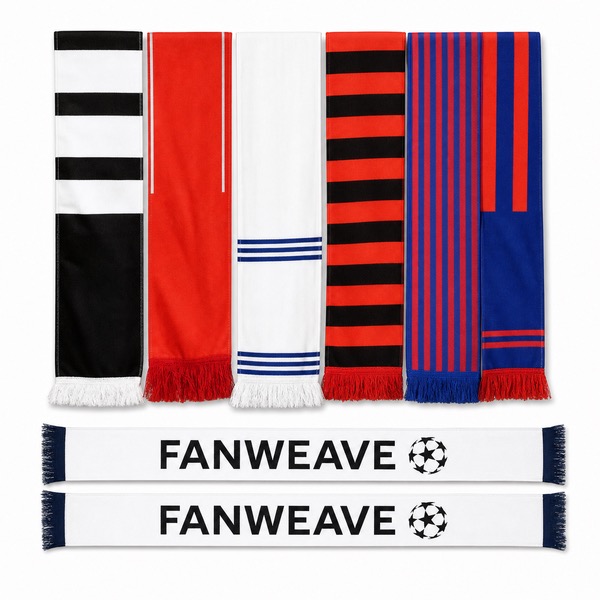 Patriotic Soccer Support Scarf for Live Events