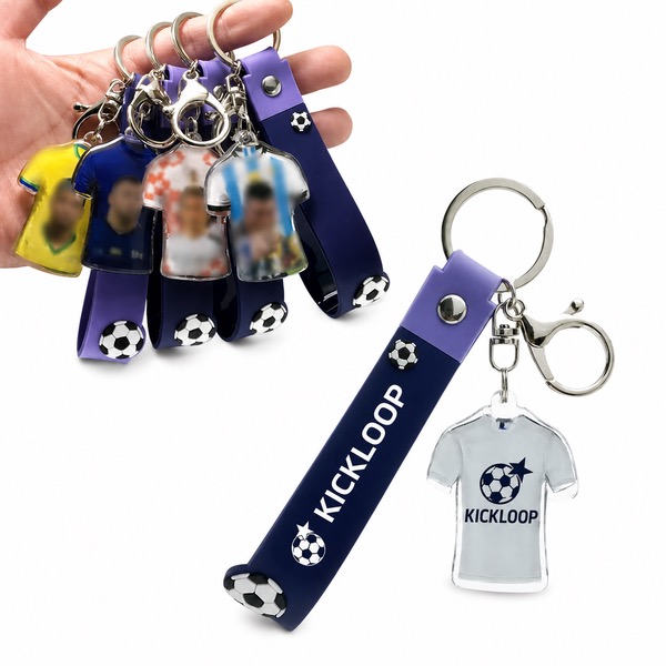 Lightweight Football Fan Keychain Accessory