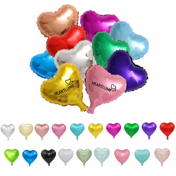 Colorful 18in Heart Balloon for Parties