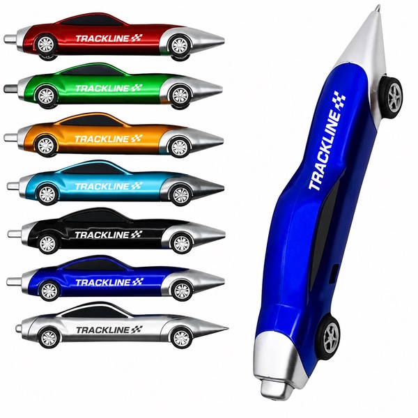 Car Shaped Ballpoint Pen, Skip Free Writing, 5.1 Inch