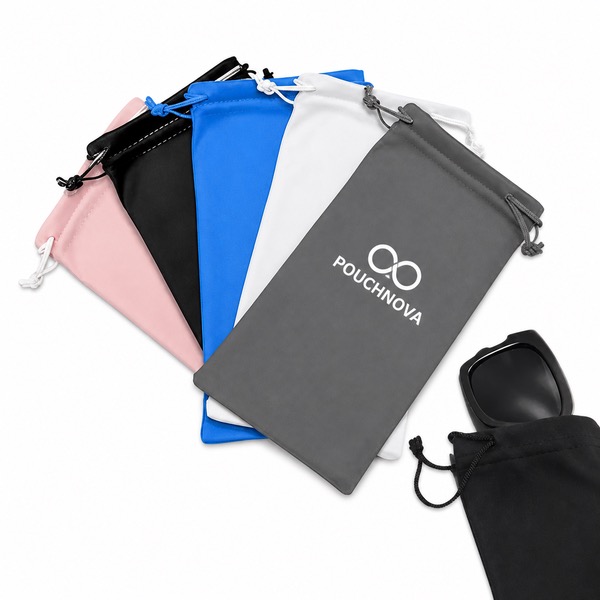 Ultra Soft Microfiber Pouch for Eyeglasses and Phones