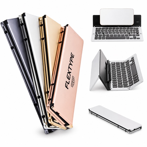 85% Desktop Size Folding Aluminum Keyboard