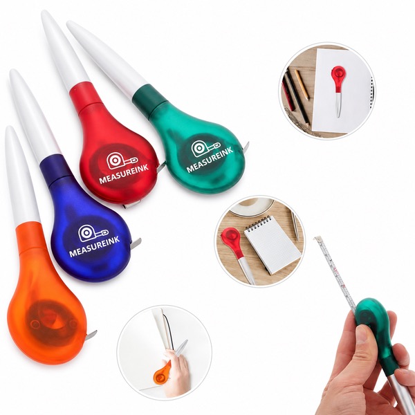 Wearable Ballpoint Measuring Tape Pen 39.38 Inch