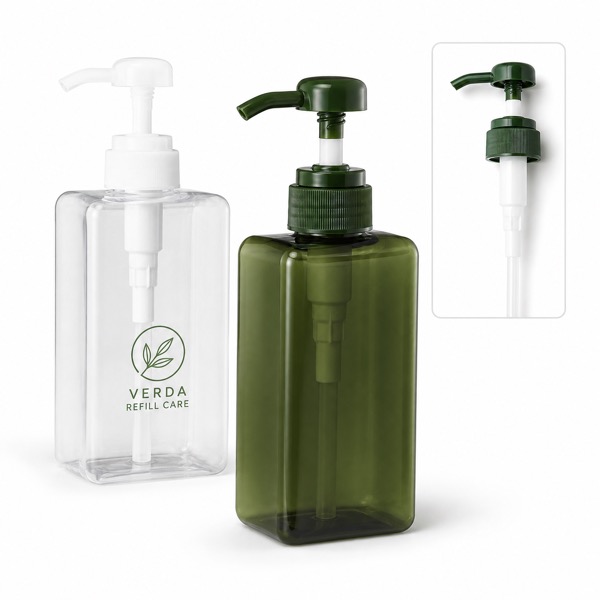Clear Square Leakproof 100ml Travel Bottle