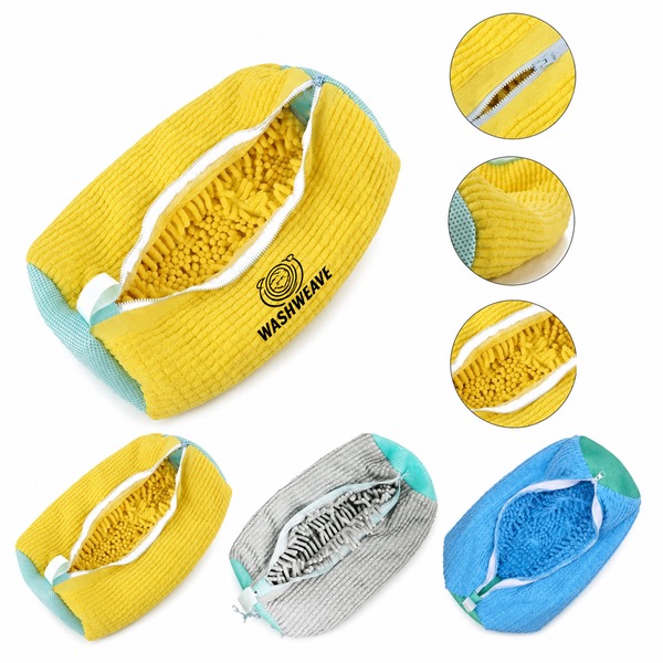 Polyester Mesh Laundry Shoe Bag, 15.35 x 7.48 x 7.48 Inch