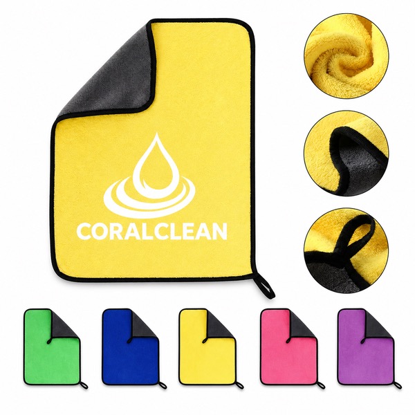 Polyester Car Drying Towel 11.81 x 15.75 Inch