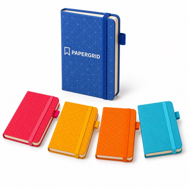 Compact A7 Notebook with Imitation Leather Cover