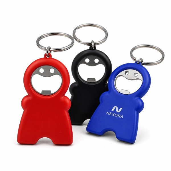 Portable Keychain with Metric Imperial Tape Measure and LED