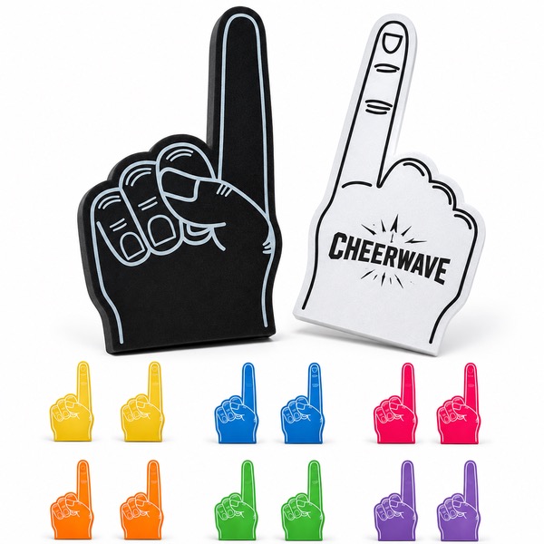 EVA Fan Cheer Gloves with Soft Lining — Eva — Red