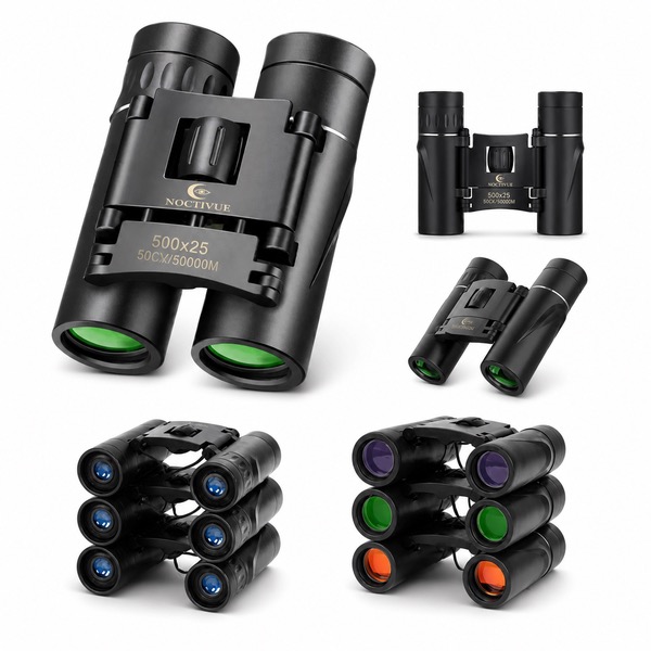 Multi Coated High Definition Night Vision Binoculars — Plastic — Black