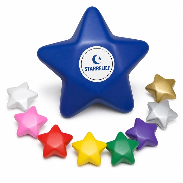 Non Toxic Odorless PU Star Ball for Hand Rehabilitation — Pu — White