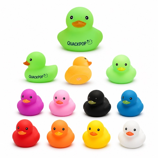 Soft Vinyl Squeezable Duck Toy for Bath Time
