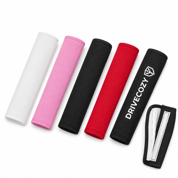 Universal Clip-On Seat Belt Comfort Pads