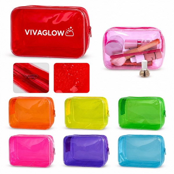 Lightweight Clear PVC Toiletry Organizer Bag