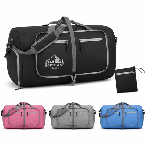 Multifunctional Nylon Travel Duffel with Adjustable Straps