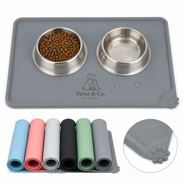 Food Grade Silicone Pet Feeding Mat