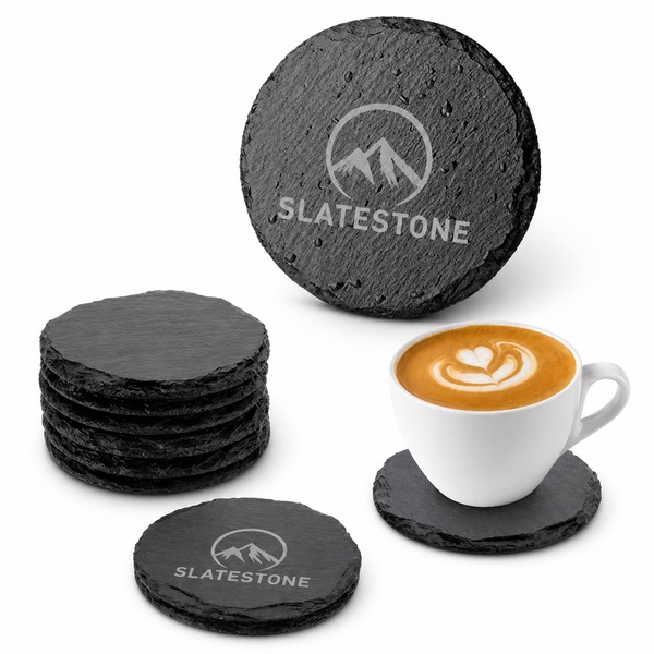 4 Inch Slate Coasters For Crafts And Decor