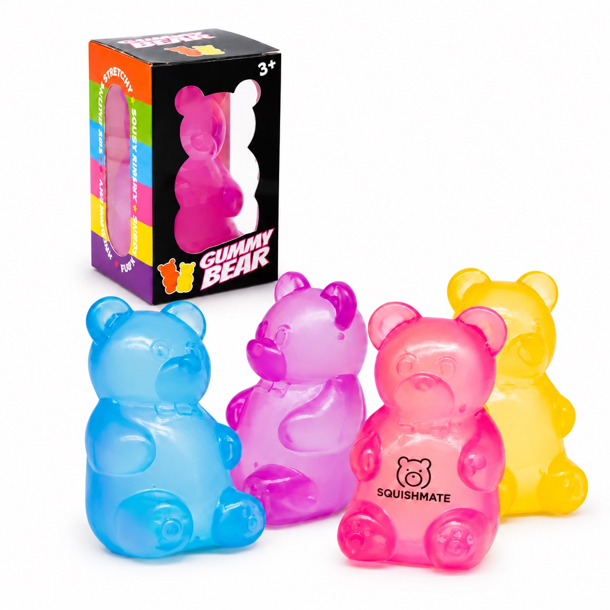 2 Inch Slow Rise Bear Sensory Toy