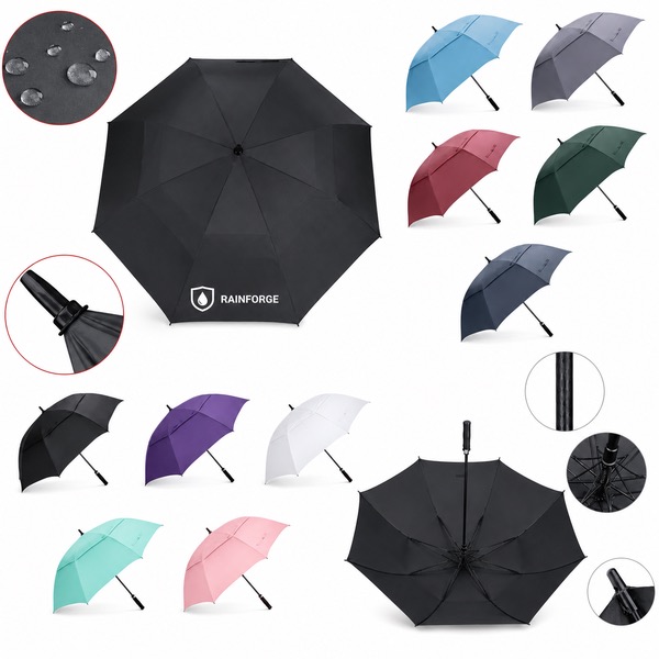 Business Golf Umbrella 54 x 45 Inch Logo Printing