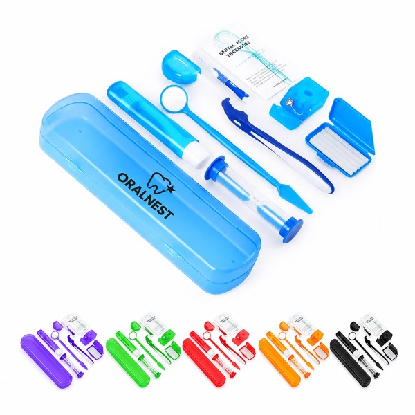 Travel Dental Kit For Braces With Compact Case