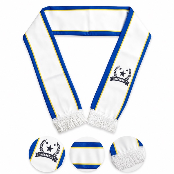 250GSM Knitted Polyester Football Fan Scarf