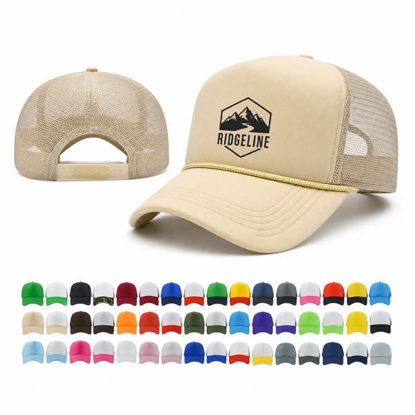 Adult 21 To 24 Inch Sponge Trucker Hat