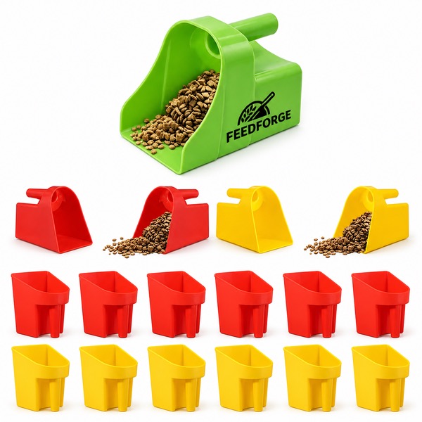 Livestock Grain Scoop Durable Plastic 7.87 Inch