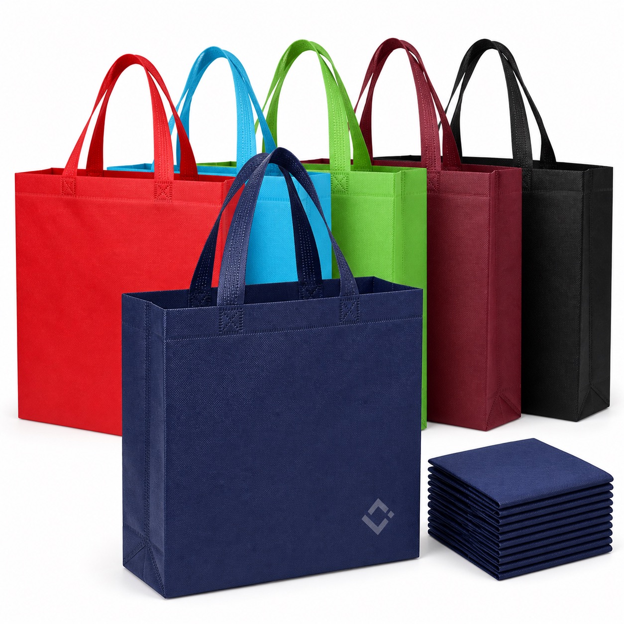 Extra Large Grocery Totes with Custom Logo Area