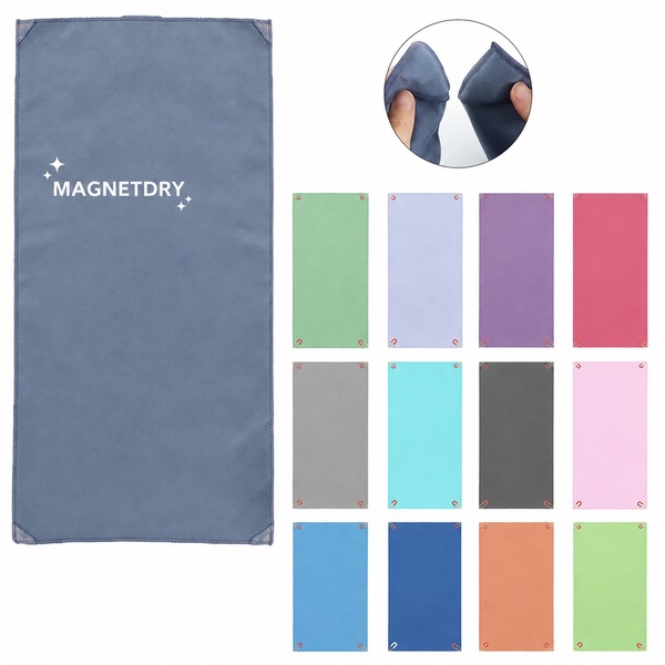 Breathable Microfiber Magnetic Outdoor Travel Towel MOQ 100
