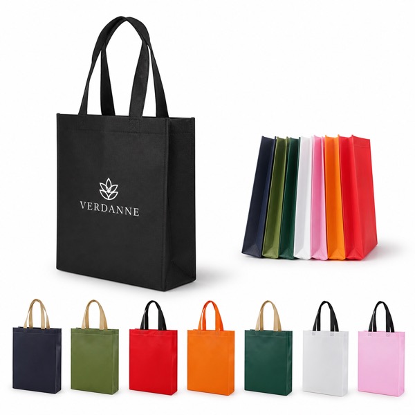Reusable Laminated Non Woven Shopping Tote Bags 50 Pack