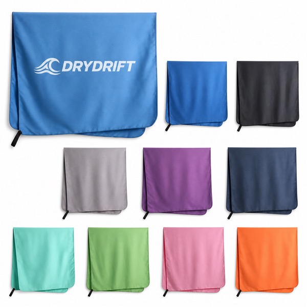 Ultra Soft Travel Beach Towel Double Sided Microfiber MOQ 10