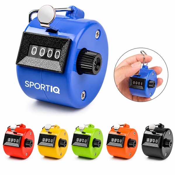 Plastic Tally Counter with Metal Mechanism and Reset Knob