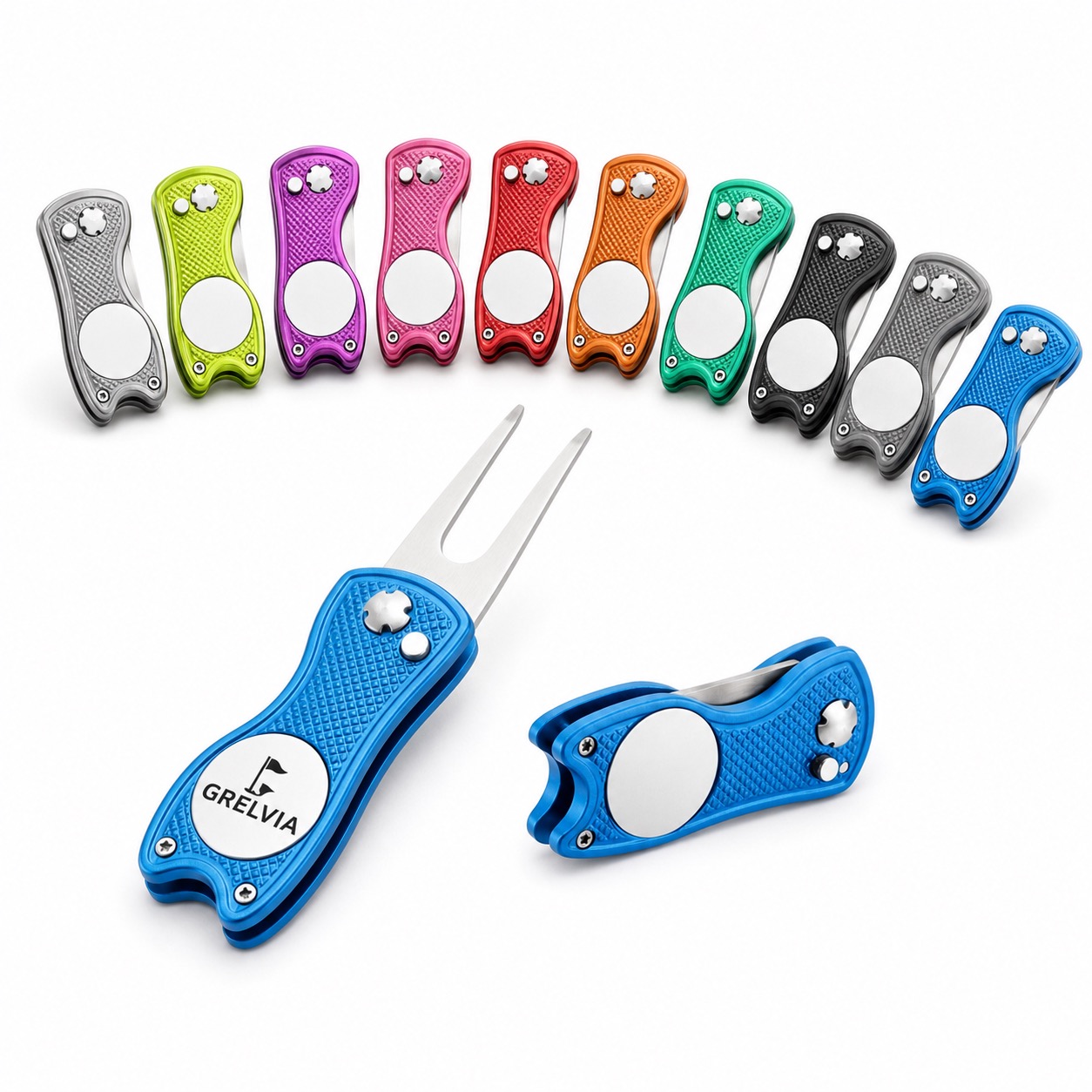 Multifunction Golf Divot Repair Tool Stainless Steel