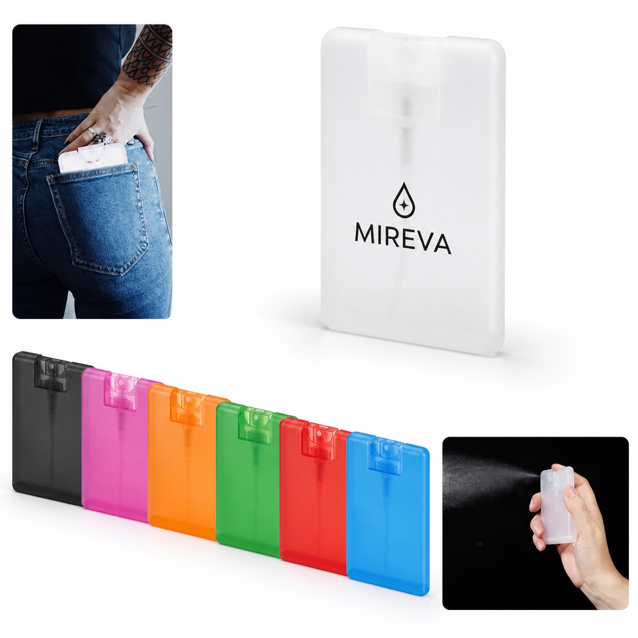 20ml Slim Wallet Size Fine Mist Bottle