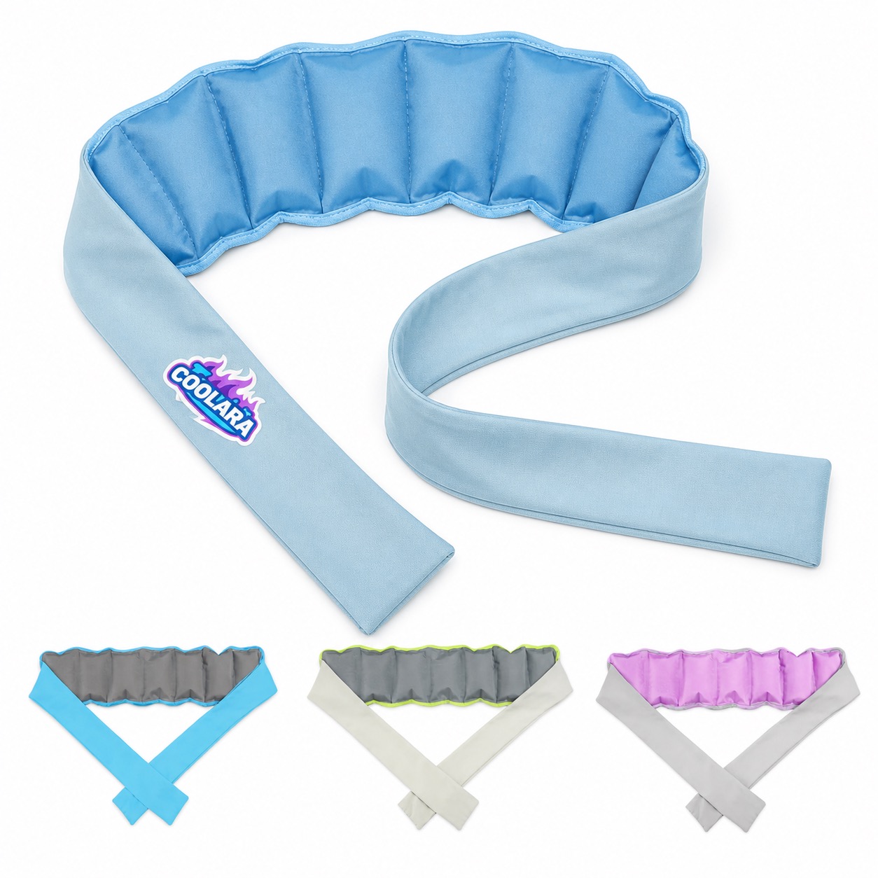 Breathable Reusable Gel Neck Cooler Scarf