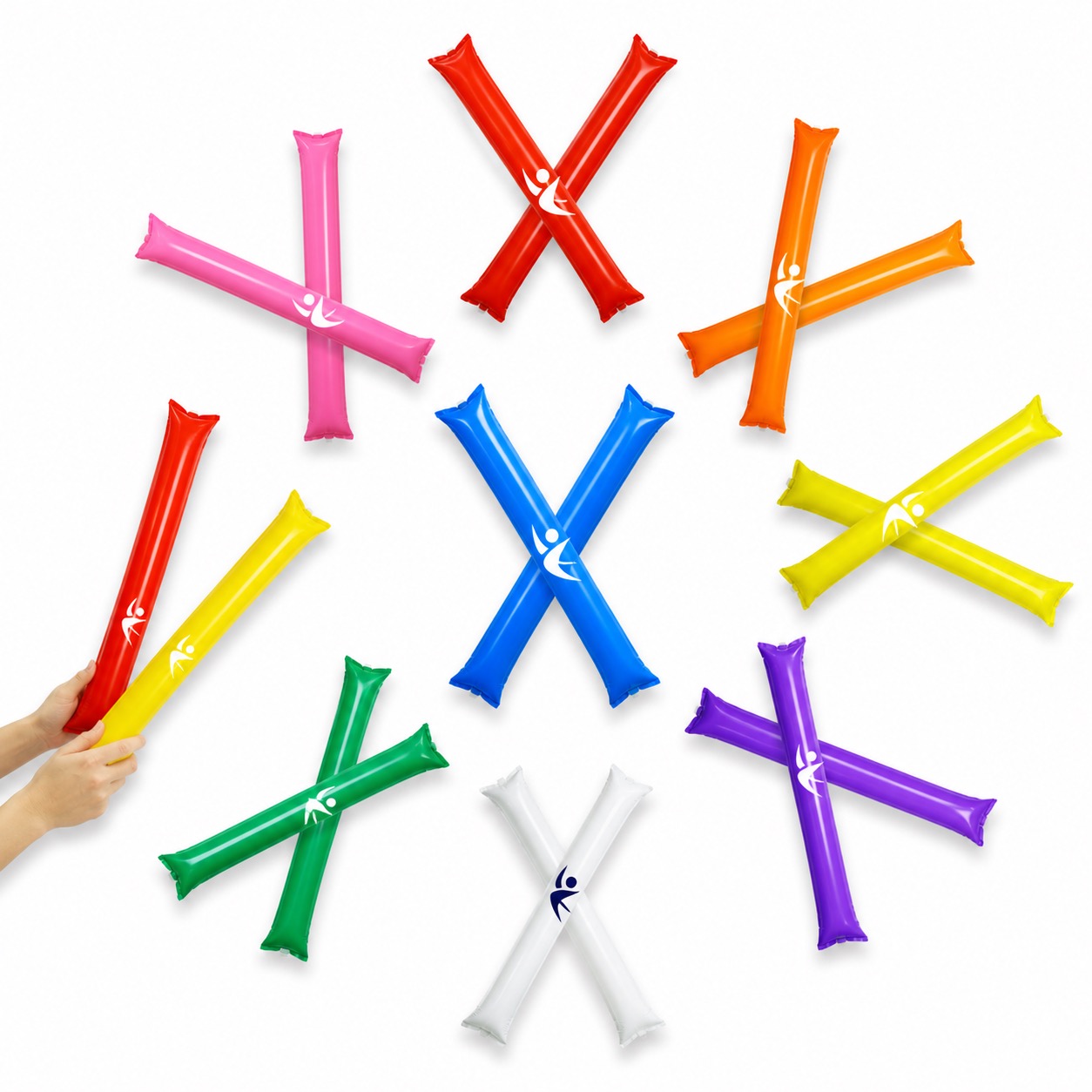 9 Inch Wide Inflatable Cheer Noisemakers