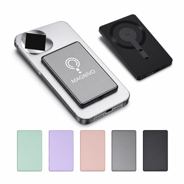 Ultra-Thin 5000mAh Power Bank with Magnetic Design