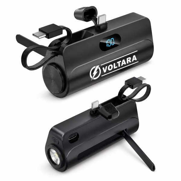 Pocket Size 5000mAh USB-C Power Bank