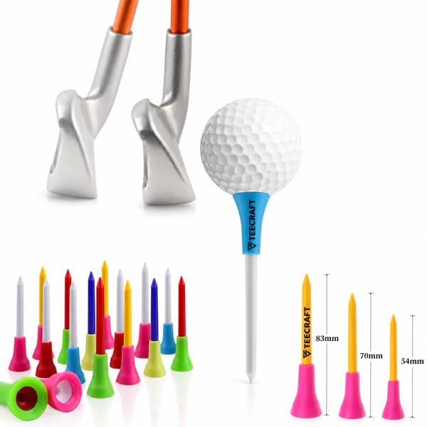 Low Friction Flexible Golf Tees