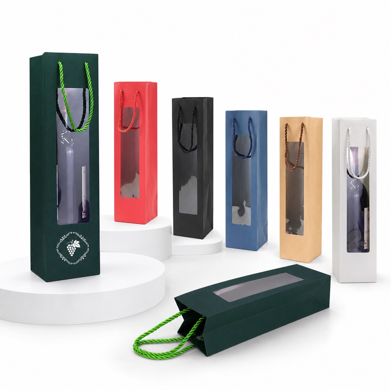 Eco Friendly Kraft Wine Presentation Bag