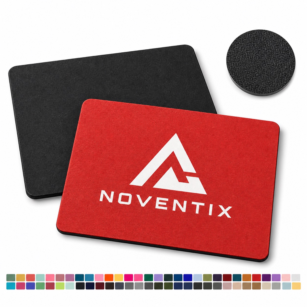 Slim Full Color Mouse Pad with Non Slip Rubber Base