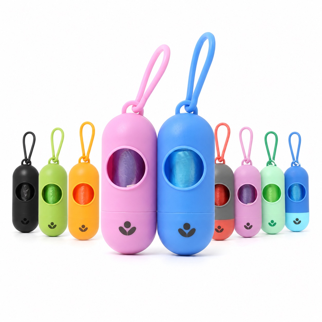 Lightweight Pet Waste Bag Holder For Standard Rolls