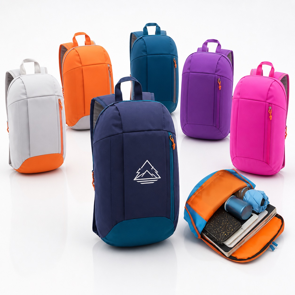 Water Resistant Oxford Outdoor Backpack with Padded Straps