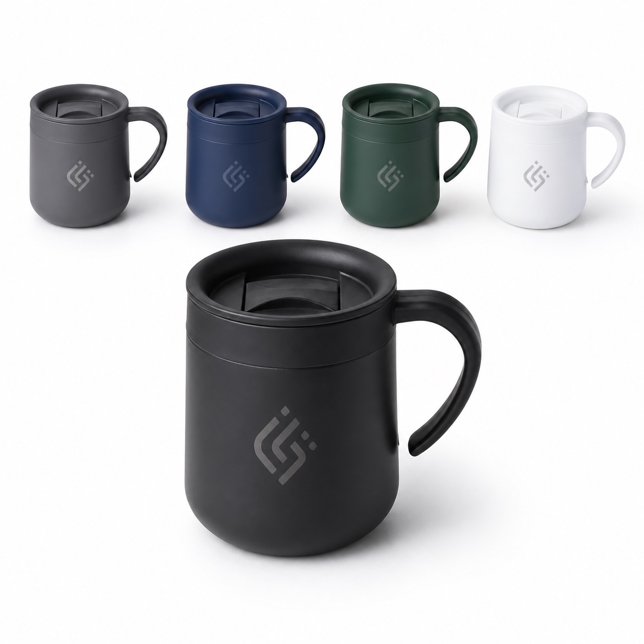 10oz Double Wall Coffee Mug With Silicone Base
