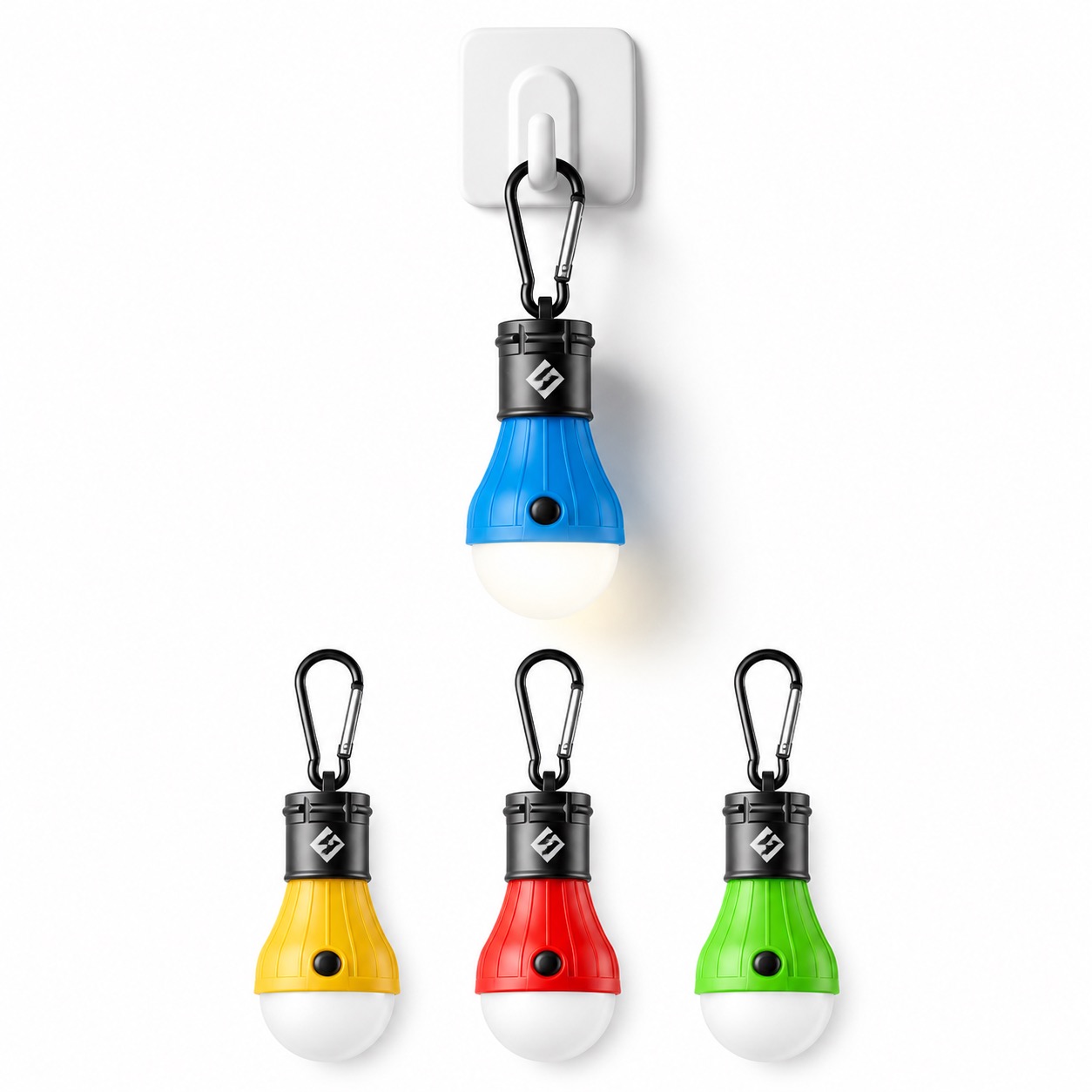 Portable ABS Emergency Lantern for Camping Travel — Abs — Blue