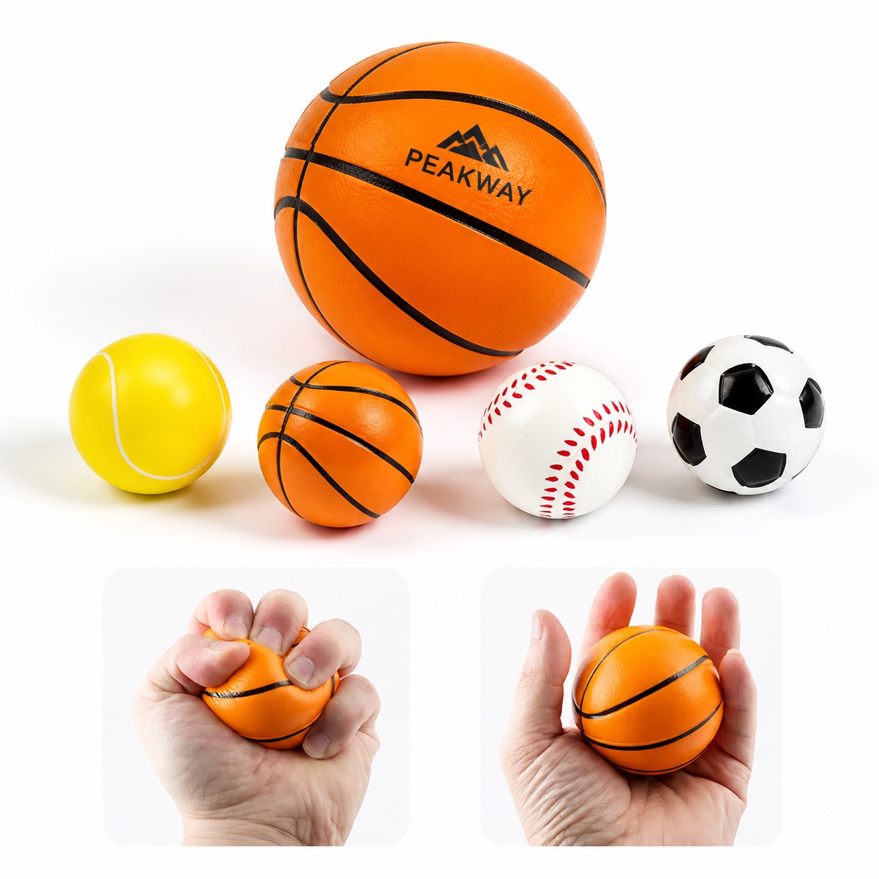 Squeezable Foam Sports Ball Promotional Giveaways