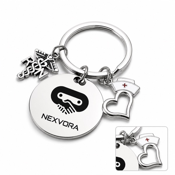 Stainless Steel Nursing Keychain Pendant